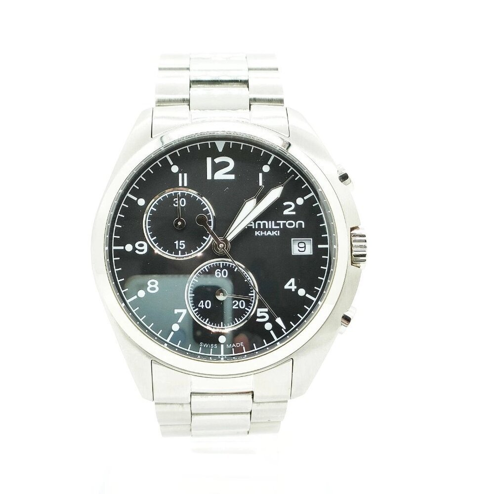 Hamilton Watch 42mm Men's Black X Silver 400-052325